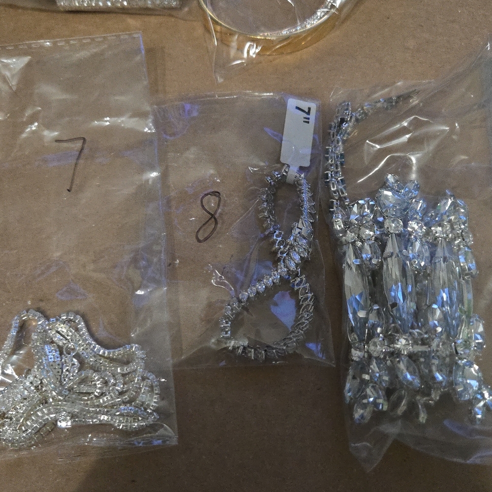 Belled Bundle Sparkling Crystal Statement Necklac… - image 6